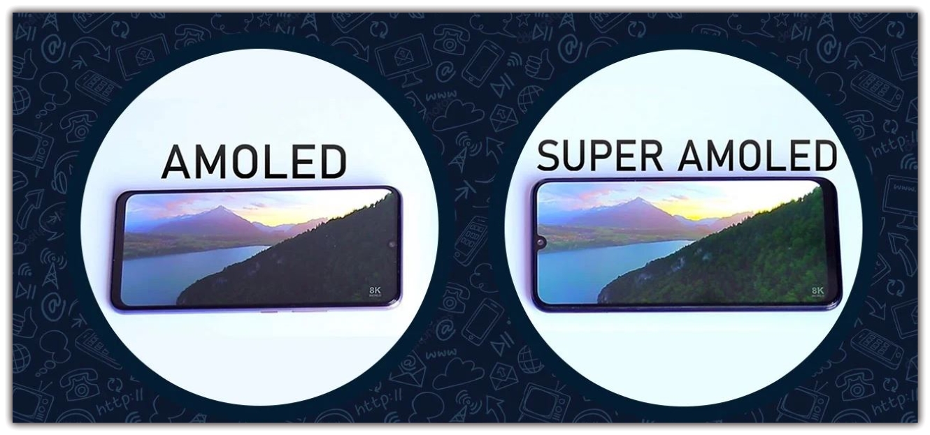 أيهما أفضل شاشة AMOLED أو Super AMOLED